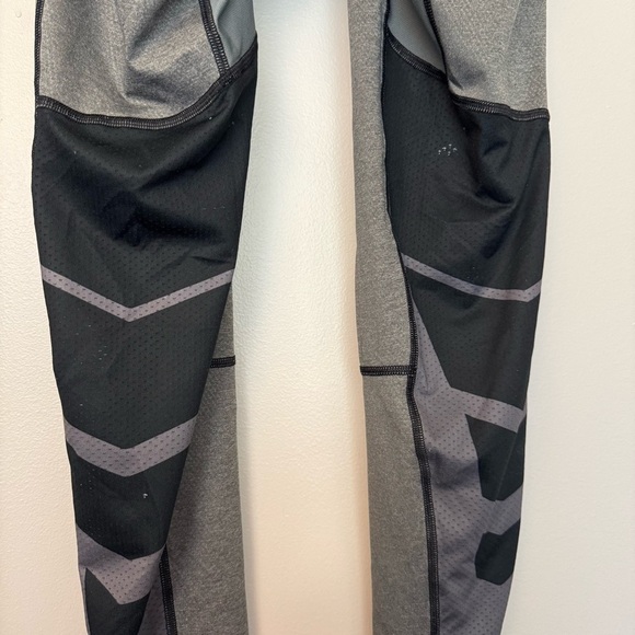 Nike Pro Combat Base Layer Training Tights Gray & Black - Picture 4 of 4